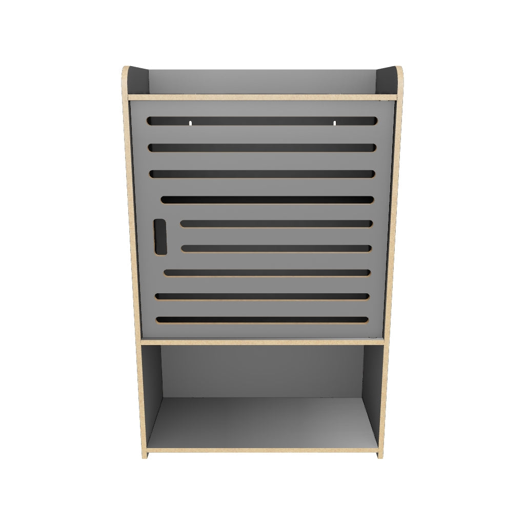 Étagère semi-enterrée