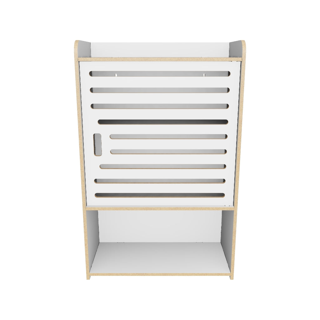 Étagère semi-enterrée